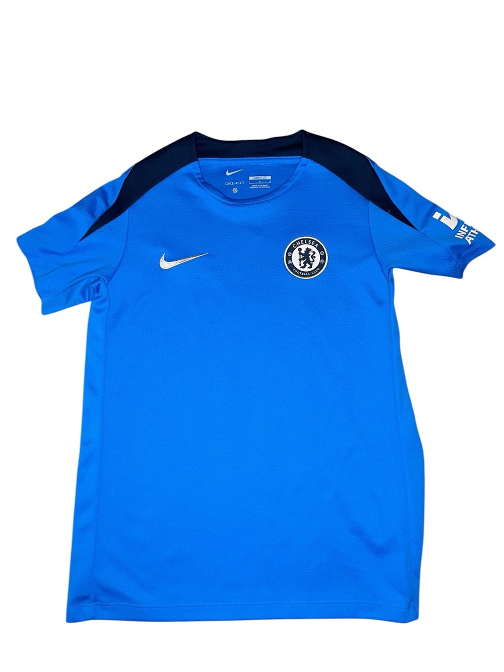 Nike Chelsea Football Jersey 24-25. Kids Slim Fit Large